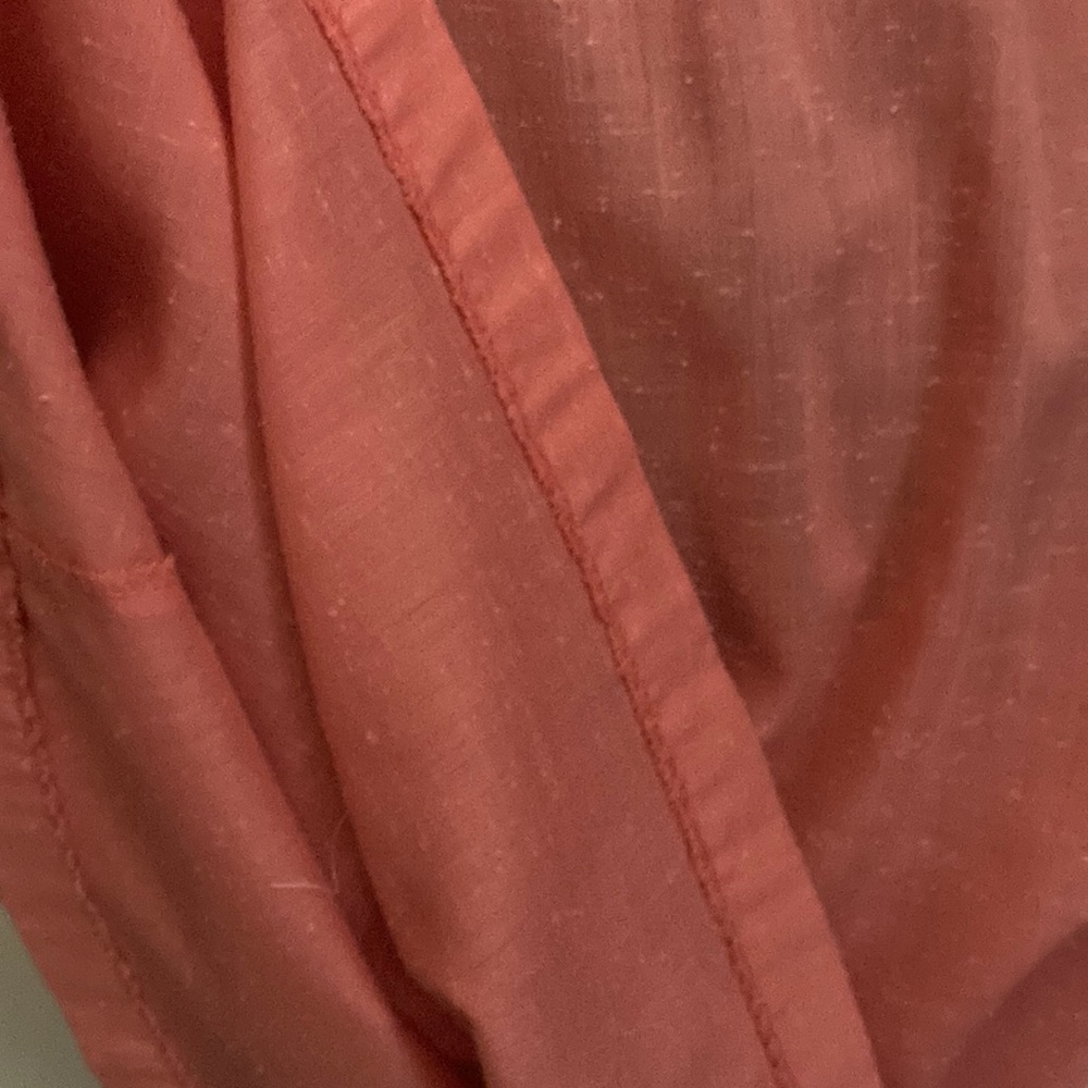 Handmade, authentic vintage salmon colored dress. Fits like a small/2 - Picture 6 of 6